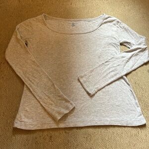 Brandy Melville grey long sleeve top